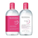 Мицеллярная вода, Bioderma (Биодерма) 500 мл №2 Сенсибио Н2О (мицеллярный раствор)