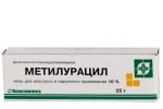 Метилурацил, мазь д/местн. и наружн. прим. 10% 25 г №1