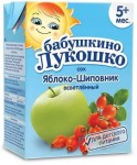 Сок, Бабушкино лукошко 200 мл яблоко шиповник осветленный с 5 мес тетрапак