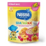 Каша молочная, Nestle (Нестле) 190 г Шагайка мультизлаковая мед абрикос малина с кукурузными хлопьями с 12 мес